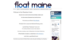 Desktop Screenshot of floatmaine.com