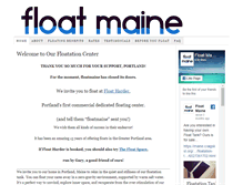 Tablet Screenshot of floatmaine.com